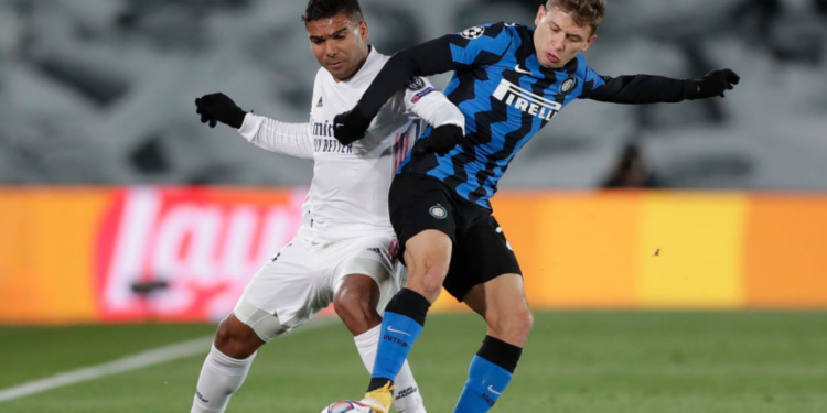 Casemiro em ação com a camisa do Real Madrid (Crédito: GettyImages)