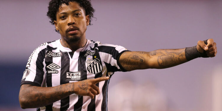 Marinho, atacante do Santos! (Crédito: GettyImages)