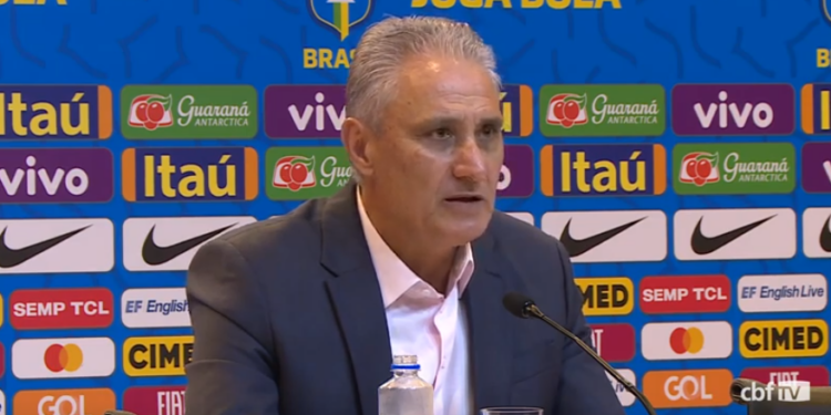 Tite, treinador da Seleção Brasileira (Crédito: CBF TV)