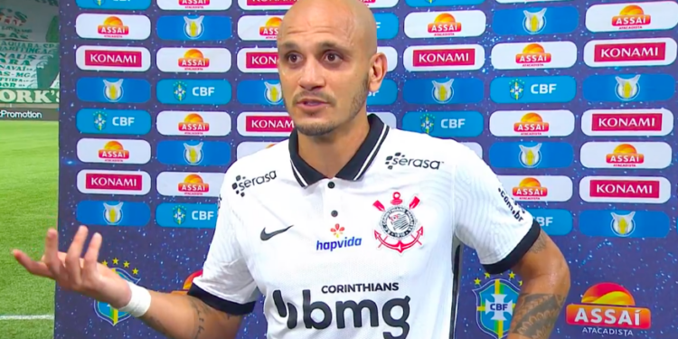 Fábio Santos, lateral do Corinthians (Crédito: Transmissão TV Globo)