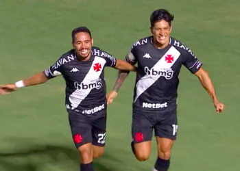 Vasco vence o Atlético-MG (Crédito: Transmissão TV Globo)