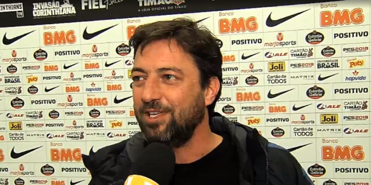 Duílio Monteiro Alves em ação pelo Corinthians (Crédito: Transmissão TV Gazeta)