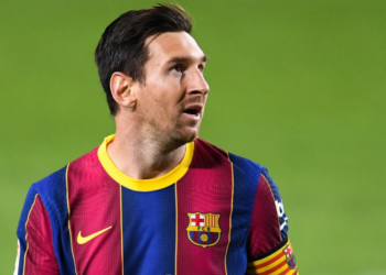Messi em ação pelo Barcelona (Crédito: GettyImages)