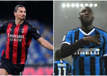 Ibrahimovic e Lukaku esquentaram a rivalidade entre Milan e Inter de Milão (Crédito: GettyImages)