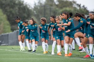 Seleção Brasileira Feminina treina para estreia no Torneio She Believes (Crédito: Sam Robles/CBF/Fotos Públicas)