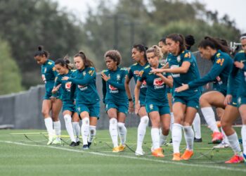 Seleção Brasileira Feminina treina para estreia no Torneio She Believes (Crédito: Sam Robles/CBF/Fotos Públicas)