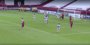 Atlético-GO goleia Anápolis e avança à semifinal do Campeonato Goiano (Crédito: Transmissão/ Globo)