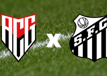 Atlético-GO e Santos duelam no Brasileirão (Crédito: GettyImages / Divulgação)