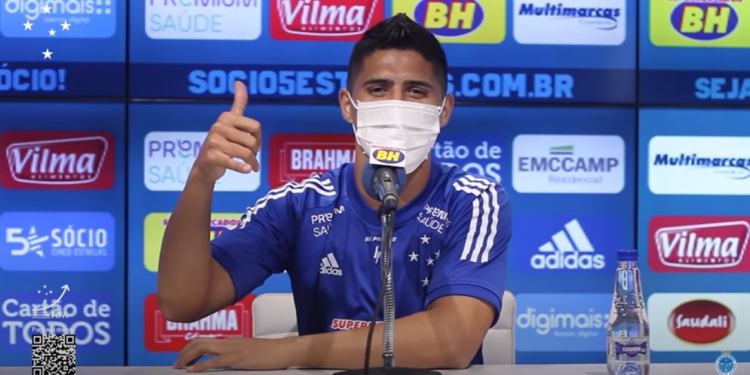Daniel Guedes chegou recentemente ao Cruzeiro (Crédito: Reprodução / Youtube / TV Cruzeiro)