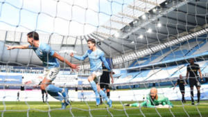 Manchester City vence o West Ham em partida do Campeonato Inglês (Crédito: GettyImages)
