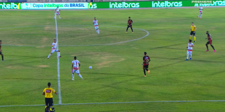 Sport é derrotado pela Juazeirense e cai na primeira fase da Copa do Brasil pelo 3º ano seguido (Crédito: Transmissão/ Premiere)