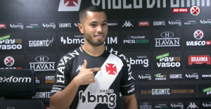 Morato é o novo reforço do Vasco (Crédito: Reprodução / Youtube / VascoTV)