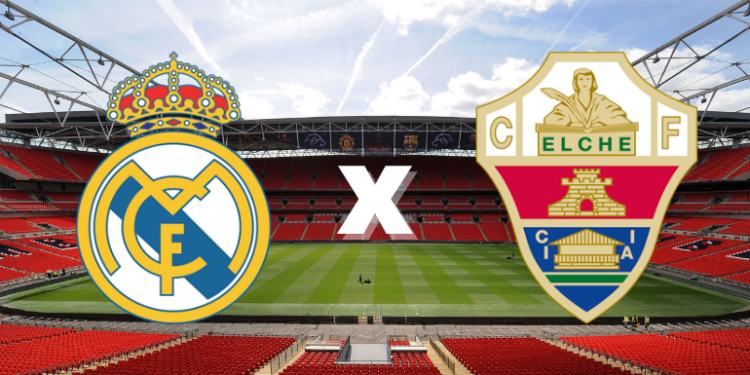 Real Madrid e Elche duelam no Campeonato Espanhol (Crédito: GettyImages / Divulgação)