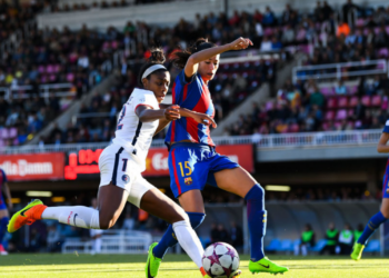 Vaga na final da Champions Feminina será decidida entre PSG e Barcelona na próxima semana (Crédito: GettyImages)