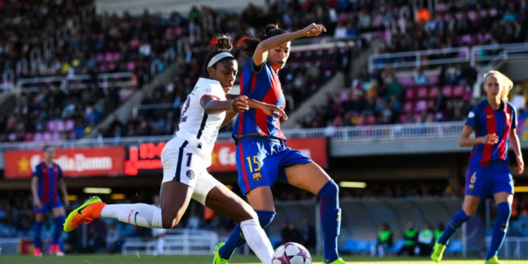 Vaga na final da Champions Feminina será decidida entre PSG e Barcelona na próxima semana (Crédito: GettyImages)