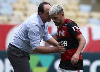 Rogério Ceni e Arrascaeta podem deixar o Flamengo? Marcos Braz falou sobre o futuro dos profissionais (Crédito: GettyImages)