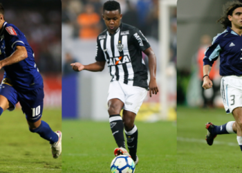 Arrascaeta, Cazares e Sorín foram três jogadores estrangeiros que escreveram seus nomes na história do futebol mineiro (Crédito: Getty Images)