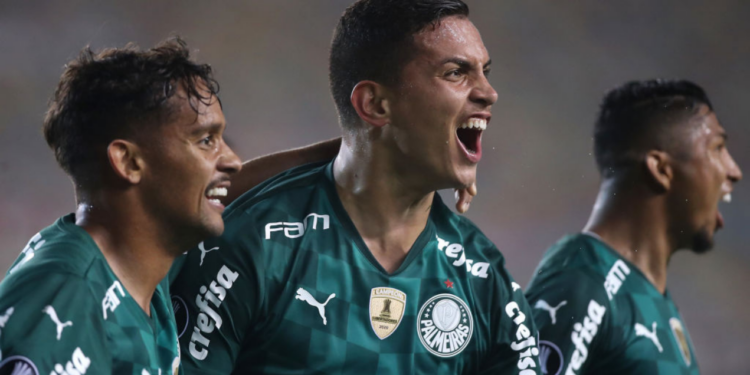 Palmeiras vira notícia internacional após goleada na Libertadores (Crédito: GettyImages)