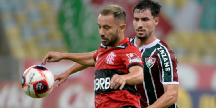 Flamengo e Fluminense empatam no jogo de ida da final do Carioca (Crédito: Reprodução/Twitter ge)