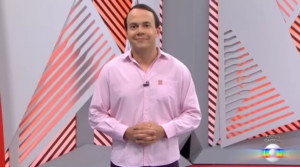 Apresentador do ‘Globo Esporte PE’ homenageia Gil do Vigor após eliminação (Crédito: Transmissão/ TV Globo)