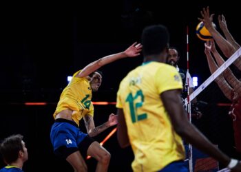 Brasil não foi páreo para a Rússia na Liga das Nações de Vôlei (Crédito: FIVB / Fotos Públicas)