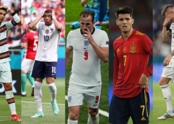 Espanha, Portugal, Inglaterra, França e Alemanha podem deixar a Eurocopa (Crédito: GettyImages)