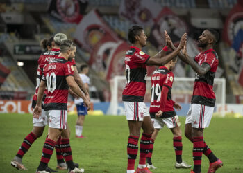 Na despedida de Gerson, Flamengo vence o Fortaleza pelo Brasileirão (Crédito: Alexandre Vidal / Flamengo / Flickr)