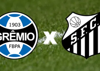 Grêmio e Santos duelam no Campeonato Brasileiro (Crédito: GettyImages / Divulgação)