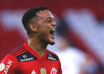 Rodrigo Muniz, jogador do Flamengo que despertou o interesse do Atlético de Madrid (Crédito: GettyImages)