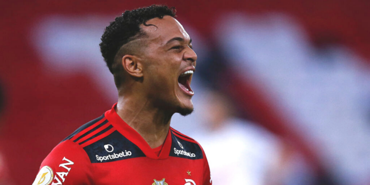 Rodrigo Muniz, jogador do Flamengo que despertou o interesse do Atlético de Madrid (Crédito: GettyImages)