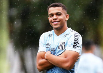 Sandry permanece no Santos (Crédito: Pedro Ernesto Guerra Azevedo/Santos FC/ Flickr)