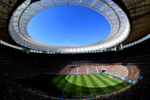Flamengo e Defensa y Justicia se enfrentaram com torcida em Brasília (Crédito: GettyImages)