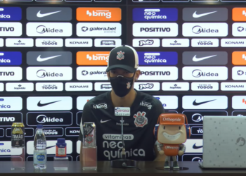 João Victor é cria da base do Corinthians (Crédito: Reprodução / Youtube / TV Corinthians)