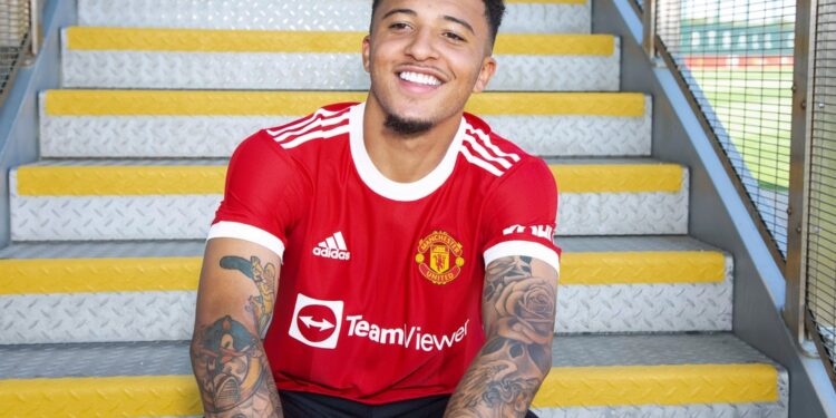 Manchester United anuncia contratação de Jadon Sancho (Crédito: Divulgação/ Manchester United)