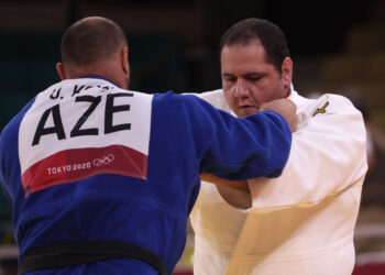 Nas quartas de final do Judô, Rafael Silva representou o Brasil nas Olimpíadas (Crédito: GettyImages)