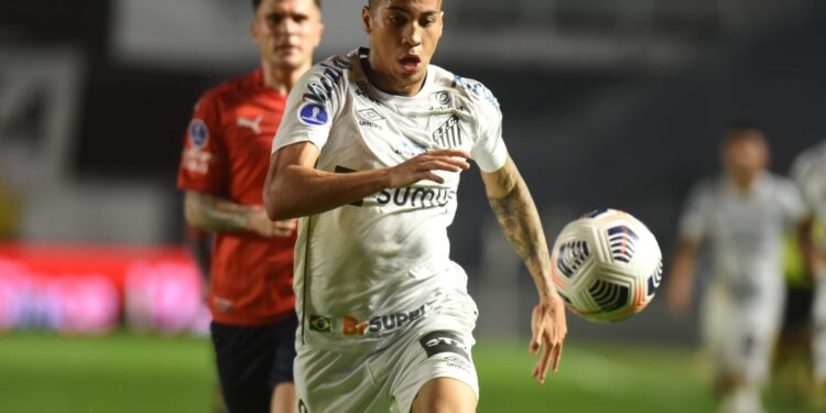 Santos e Independiente vivem imbróglio com a Conmebol sobre escalação de Kaio Jorge (Crédito: Ivan Storti/Santos FC)