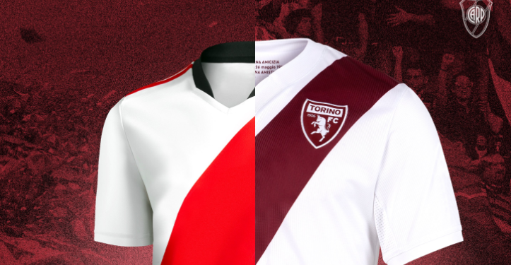 Torino lança uniforme da próxima temporada em homenagem ao River Plate (Crédito: Divulgação/ River Plate)