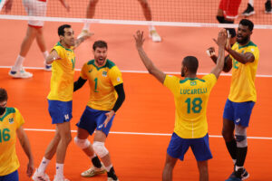Na estreia do Vôlei nas Olimpíadas, Brasil superou a Tunísia (Crédito: GettyImages)