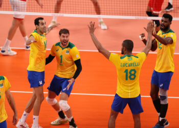 Na estreia do Vôlei nas Olimpíadas, Brasil superou a Tunísia (Crédito: GettyImages)