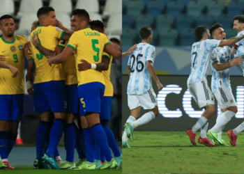 Com Messi e Neymar, Argentina e Brasil se enfrentam nas Eliminatórias (Crédito: GettyImages)