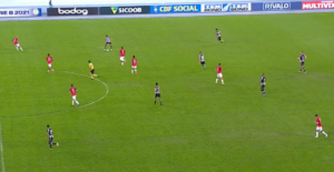 Botafogo vence Brasil de Pelotas em casa pela Série B (Crédito: Transmissão/ Premiere)