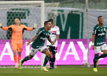 Dudu avalia classificação do Palmeiras na Libertadores: “Time focado no objetivo” (Crédito: GettyImages)