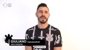 Corinthians: Giuliano é registrado no BID e fica livre para estreia (Crédito: Transmissão/ Corinthians TV)