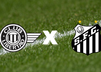 Libertad e Santos entram em campo pela Sul-Americana (Crédito: GettyImages/Divulgação)
