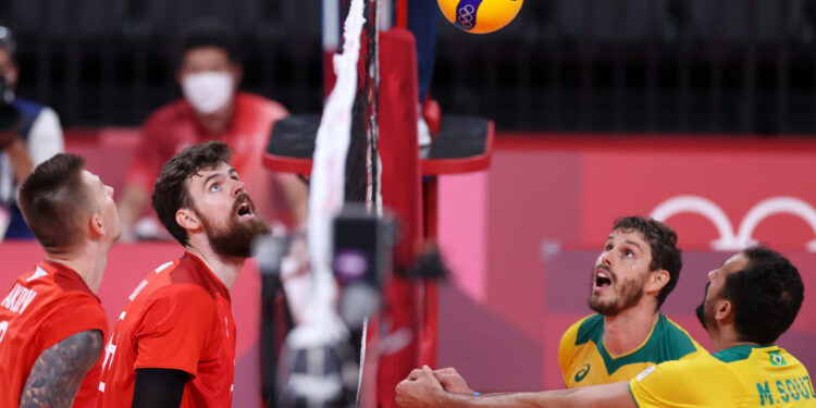 Na semifinal do Vôlei, Brasil e Rússia duelaram nas Olimpíadas de Tóquio (Crédito: GettyImages)