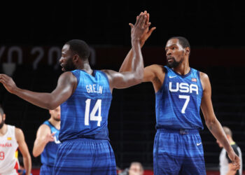 Nas quartas de final do Basquete, Estados Unidos e Espanha duelaram nas Olimpíadas (Crédito: GettyImages)
