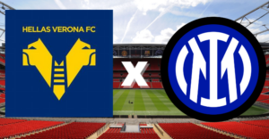 Emblemas de Verona e Inter (Crédito: Getty Images / Divulgação)