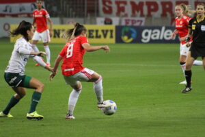 Internacional e Palmeiras duelaram no Brasileirão feminino (Crédito: Jota Finkler / Internacional / Flickr)