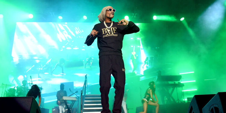 Snoop Dog em show (Crédito: GettyImages)