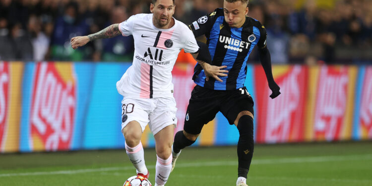 PSG fica no empate com o Brugge na Champions League (Crédito: Getty Images)